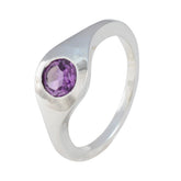 Teresa Feminine Purple Solitaire Ring